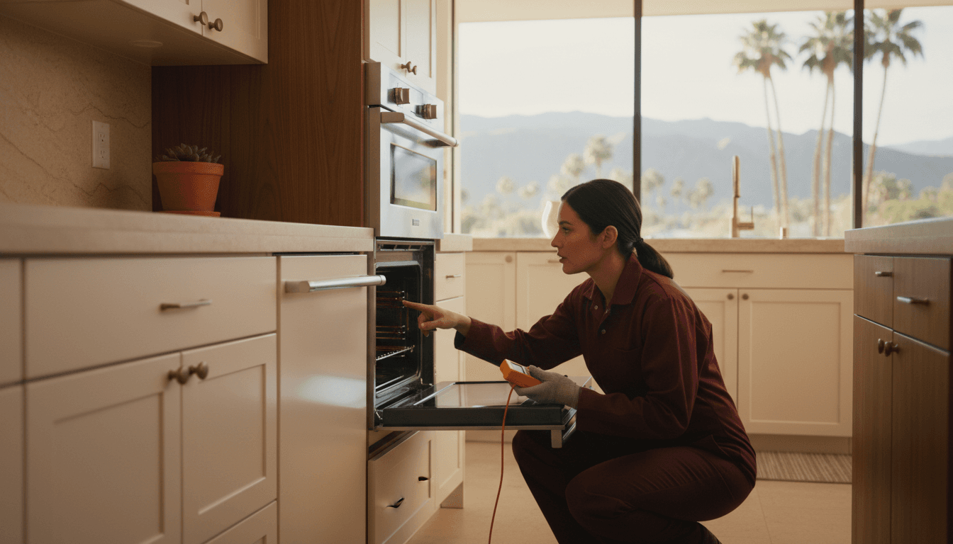 Oven Not Heating? Igniters, Elements, and Sensors Explained for Coachella Valley Homeowners